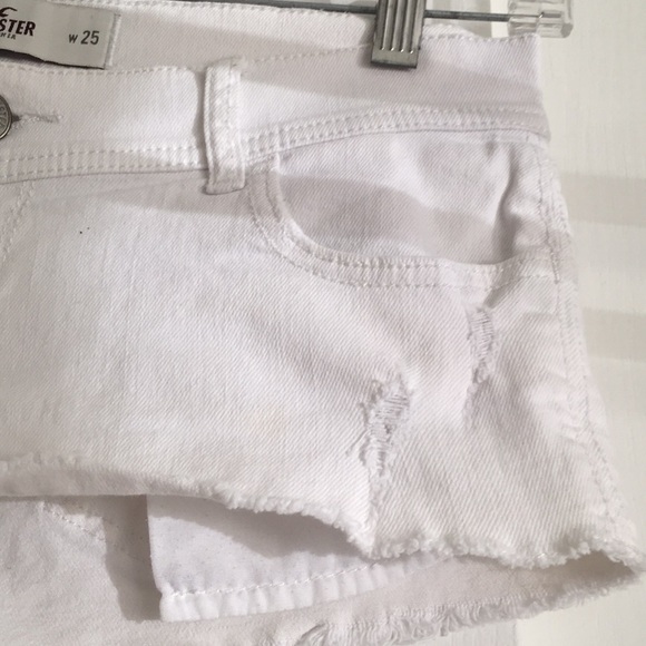 White Hollister Jean Shorts - Picture 3 of 8